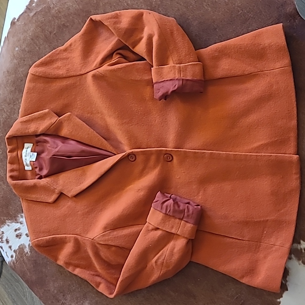 Vintage Made in Canada Oversized Blazer With Pockets & Shoulder Pads